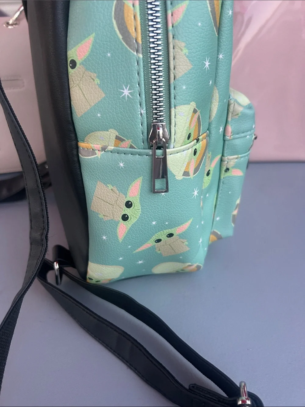 Star Wars Grogu Baby Yoda Mini Backpack Bioworld All Over Print Mandalorian
